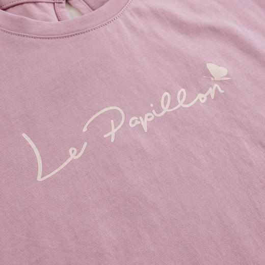 【马克珍妮 芦芙】夏装新款 女童落肩袖纯棉宽松t恤230527 商品图5