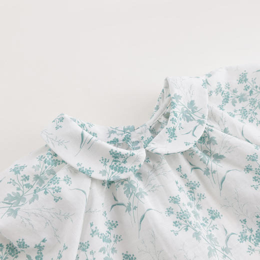 【马克珍妮 芦芙】夏装新款 女童娃娃领印花纯棉小衫230038 商品图6