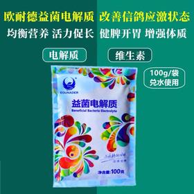 【益菌电解质】粉100克信赛鸽子药品用品大全多维营养调理（欧耐德鸽药）