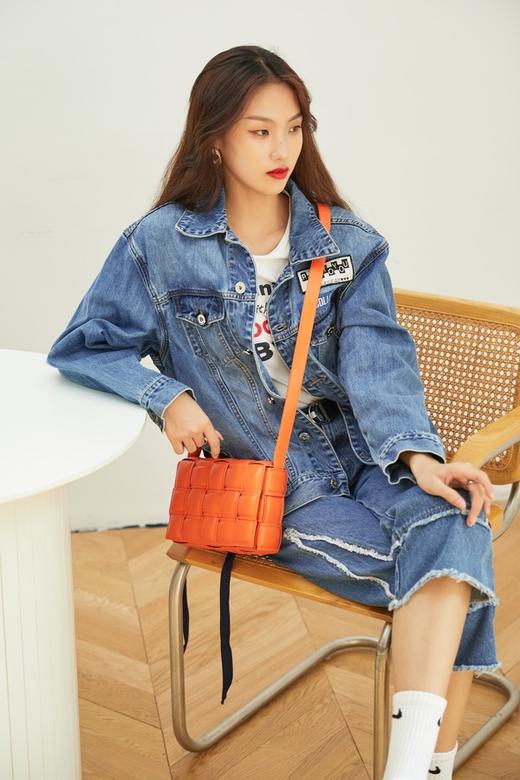 AVA 绑带装饰牛仔外套 6139 商品图4