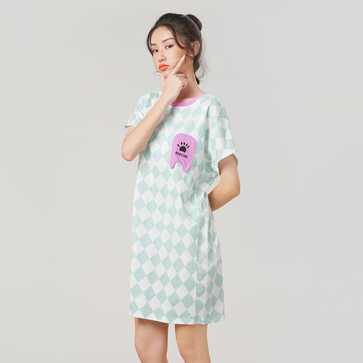 都市丽人凉感无尘棉薄短袖家居服睡衣LH36B4 商品图1