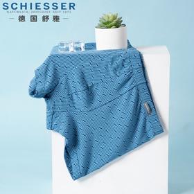 【印花莫代尔】SCHIESSER德国舒雅男士内裤春夏新款莫代尔中腰平角裤印花舒适四角底裤39/21103T