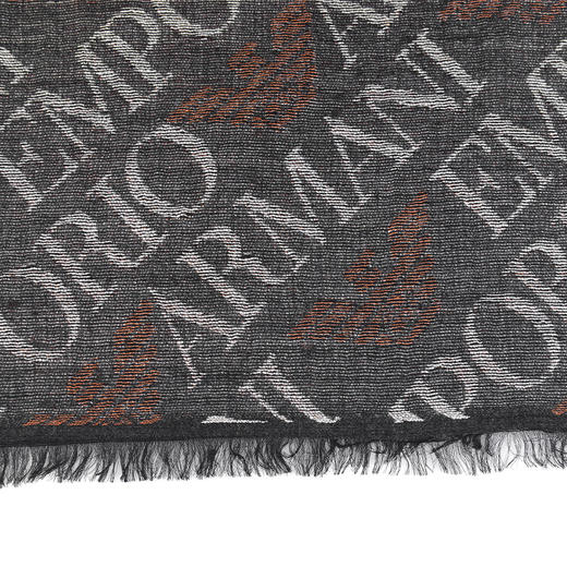 【特惠秒】Emporio Armani 阿玛尼男女通款针织字母飞鹰logo羊毛围巾 98663 商品图4