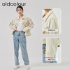 oldcolour2023春季新款米色休闲百搭宽松短款牛仔外套女O11040150 商品缩略图2