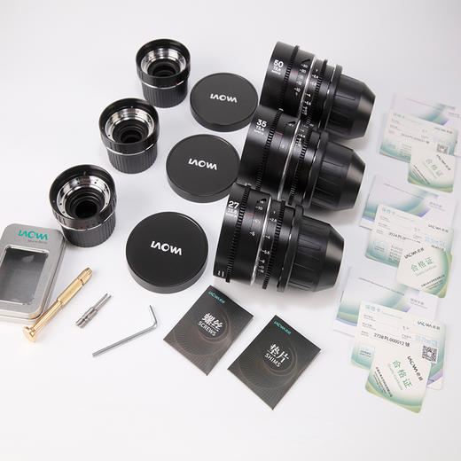 LAOWA老蛙 Nanomorph系列 S35画幅 1.5X变形宽银幕电影镜头三件套套装 商品图12