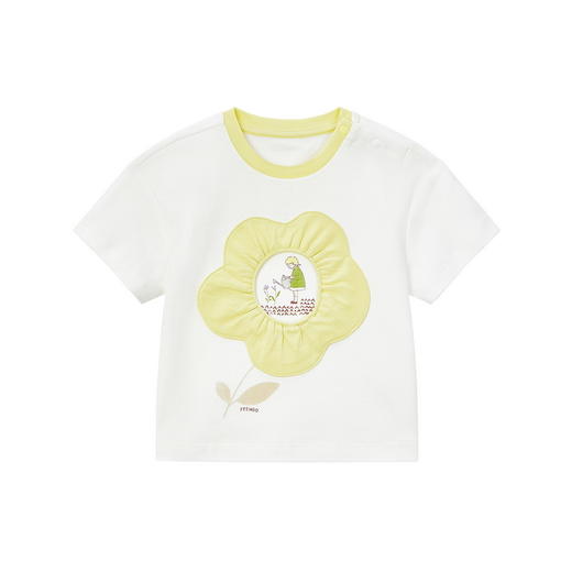 【商场同款】英氏儿童T恤女童纯棉短袖上衣夏季打底衫 商品图4