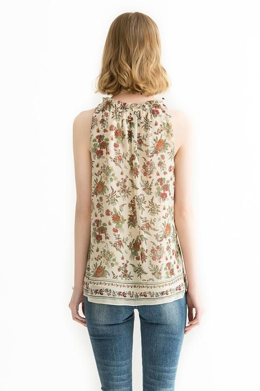 MAX STUDIO 优雅印花无袖背心 1014 商品图2