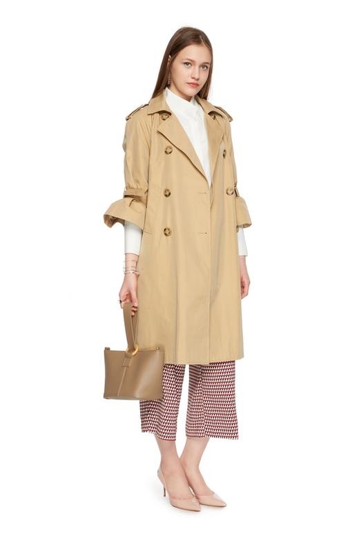 OCTAVIA 双排扣束腰风衣 6289 商品图1