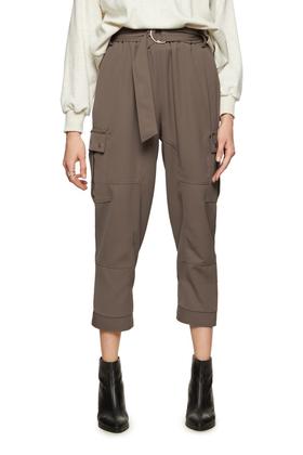 Kai & Kiera 束腰九分工装裤 8696