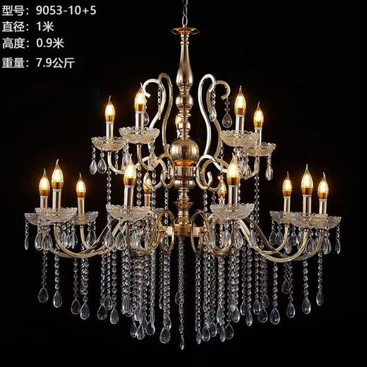 9053-10+5吊灯（运费自理） 商品图0