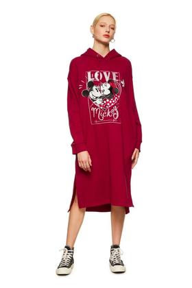 VERO MODA 红色卡通连帽卫衣裙 8689