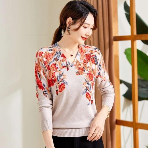 MQ-3467-2305妈妈装针织毛衣打底衫 商品图3