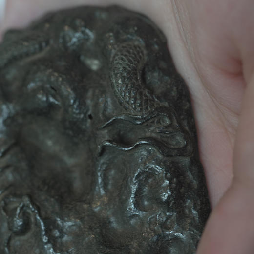 百年制锡  乾茂号｜纯锡云龙茶则  尺寸：长12.8cm、宽5cm 商品图10