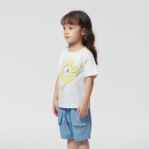 【商场同款】英氏儿童T恤女童纯棉短袖上衣夏季打底衫 商品图1