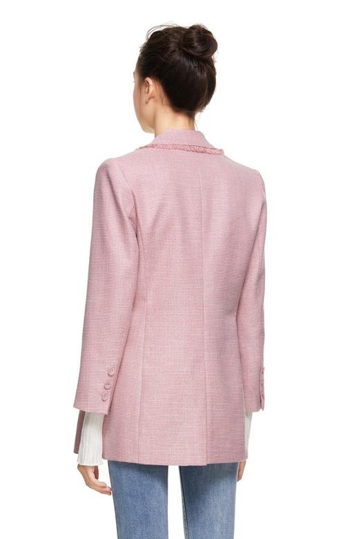 J.A 甜美粉流苏边西装外套 8661 商品图2