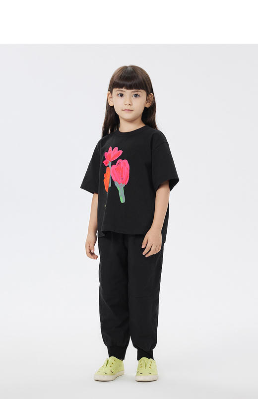 jnby  23年春款  宽松圆领短袖T恤  1N3112510 商品图4