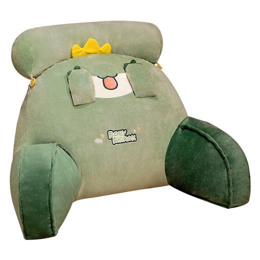 「3款配色」腰靠卡通床头软包大靠背 护腰靠垫可拆洗宿舍床上三角靠背垫居家布艺 商品图4