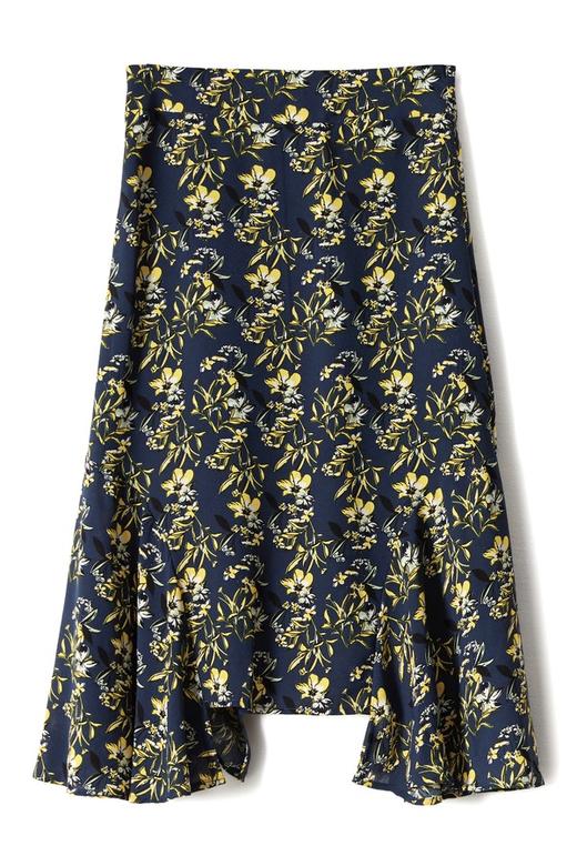 Tied  Hands 印花荷叶摆A字裙 1066 商品图5