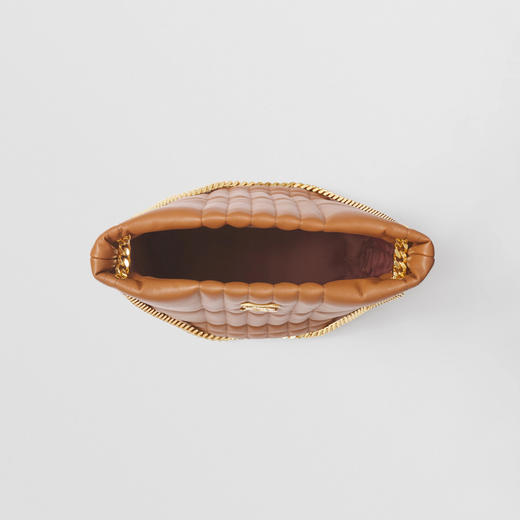 BURBERRY 巴宝莉 女士 Lola - 绗缝皮革TB专属标识小号萝纳水桶包 棕色 8046255 A8893 商品图1