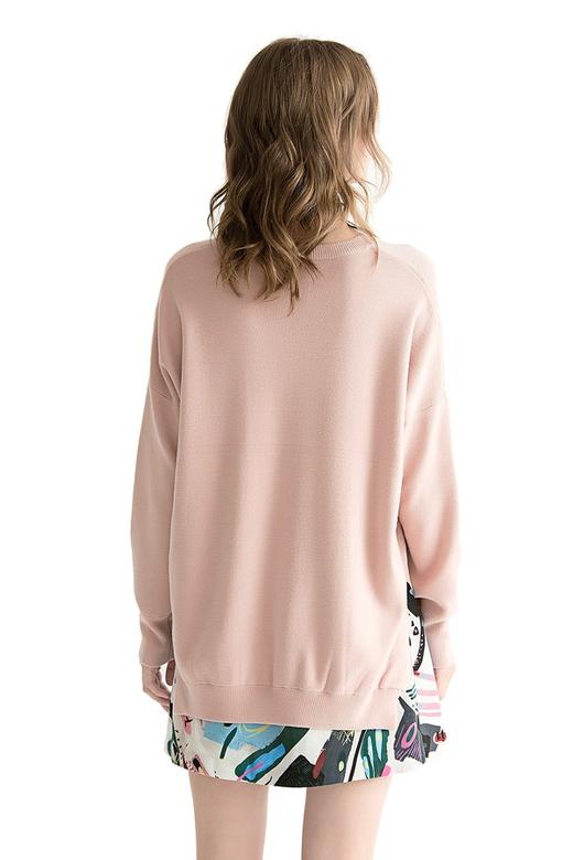 BONNIE ALEX 简约藕粉色针织衫 1086 商品图2