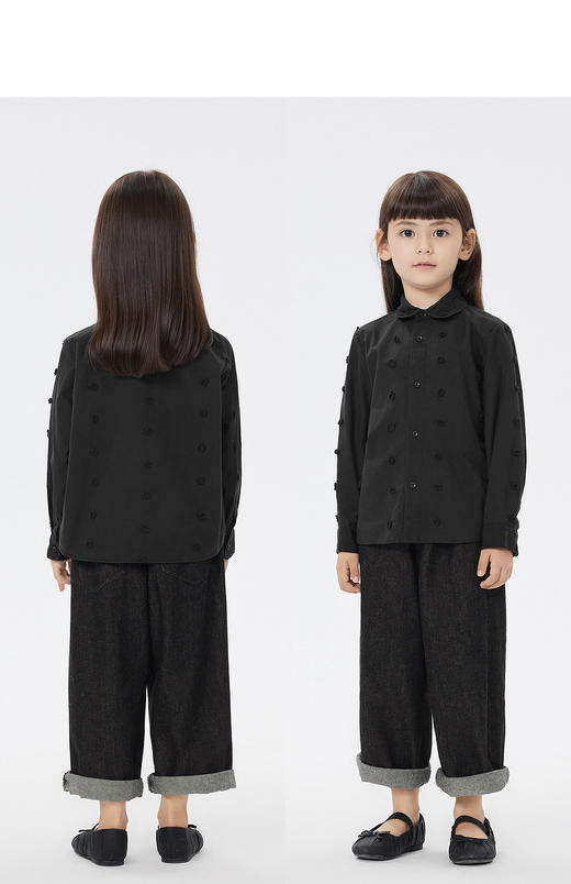 jnby  23年春款  立体绣花长袖衬衣 1N3214060 商品图10