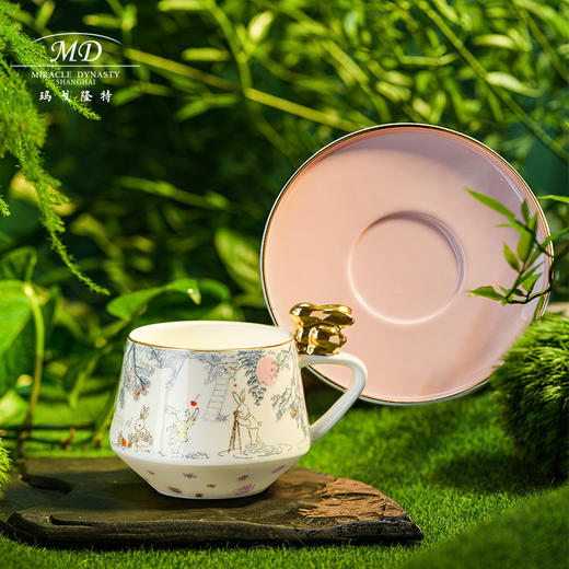 【玛戈隆特厅】B7F丨玉兔呈祥兔来运转家用轻奢下午茶茶具咖啡杯碟送礼包装 商品图1