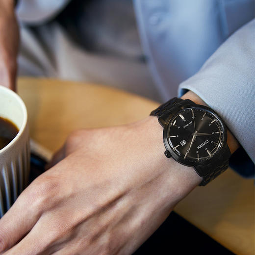 西铁城光动能腕表日本正品防水BIP钢带男士手表BM7465-84E 商品图5