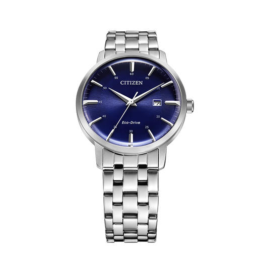 西铁城光动能腕表日本正品防水商务简约钢带男士手表BM7461-85L 商品图2