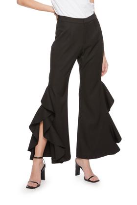 ACFN 荷叶边高腰喇叭裤 6021