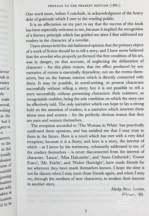 【中商原版】企鹅布面经典系列 白衣女人 The Woman in White 英文原版 Wilkie Collins 威尔基 柯林斯 商品图7