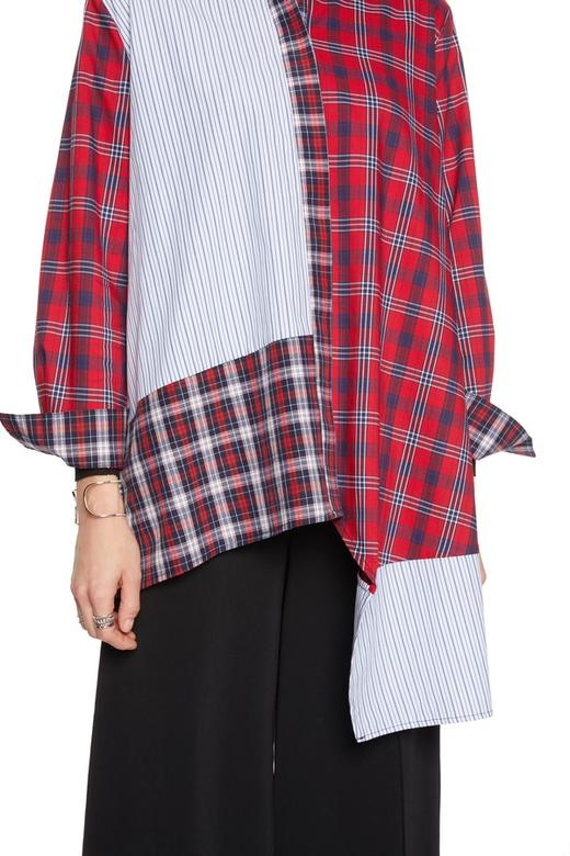 SUMMER & SAGE 不规则拼接长衬衣 6211 商品图3