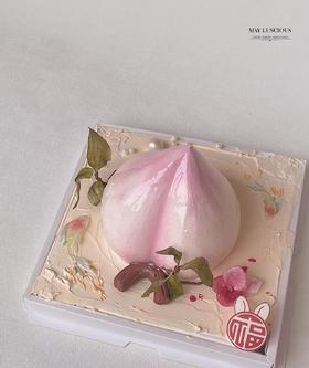 祝寿桃子蛋糕