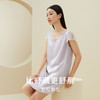 金三塔100%桑蚕丝 优雅纯色睡衣女V领真丝睡裙新品 YSF9B310 商品缩略图2
