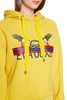 EVA OUXIU伊华欧秀 动物图案黄色连帽卫衣 6079 商品缩略图3