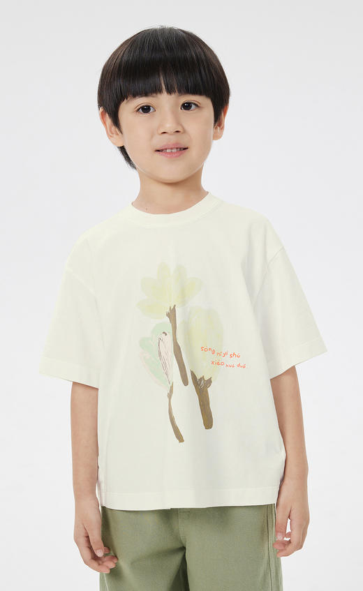 jnby  23年春款  宽松圆领短袖T恤  1N3112510 商品图6