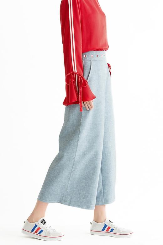 WEN&VI 浅蓝色阔腿裤 1060 商品图1