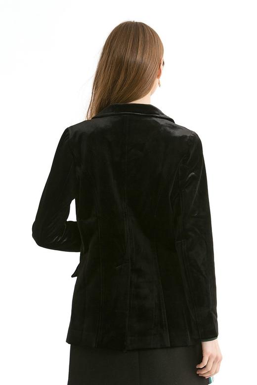 AVA 黑色丝绒西装外套 764 商品图4