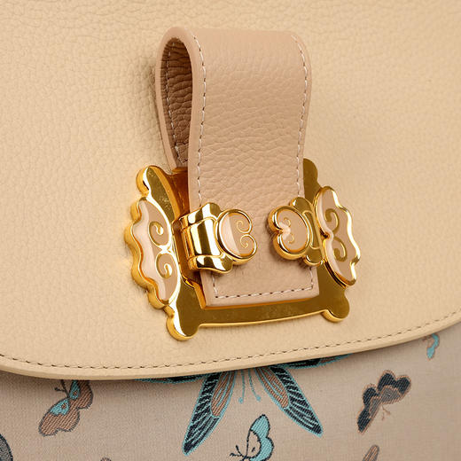 SAINTJOY/上久楷 宋锦女式背包 ·福蝶  BWS18A0501 商品图11