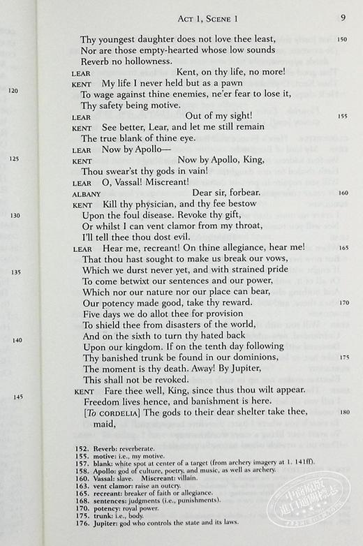 【中商原版】李尔王 诺顿文学解读系列 英文原版 Norton Critical Editions King Lear William Shakespeare 商品图8