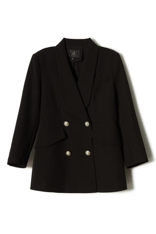J.A 黑色双排扣西装外套 8662 商品图4