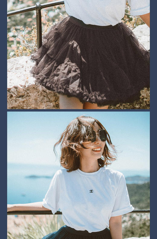 法国轻奢品牌Q.cutians的tutu裙成人款半裙，好看百搭、立体蓬松、轻柔舒适 商品图5