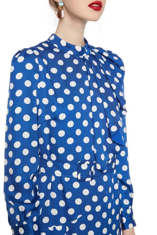 OCTAVIA 荷叶边饰波点连衣裙 6246 商品图3