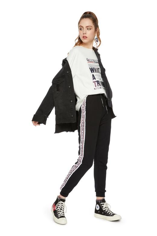 SUMMER & SAGE 海报印花白色卫衣 6256 商品图1