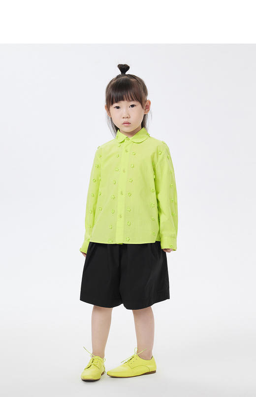 jnby  23年春款  立体绣花长袖衬衣 1N3214060 商品图4