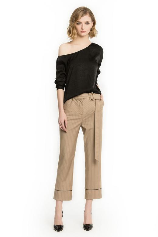 CENCH EDITION 大腰带驼色西装裤 1071 商品图3