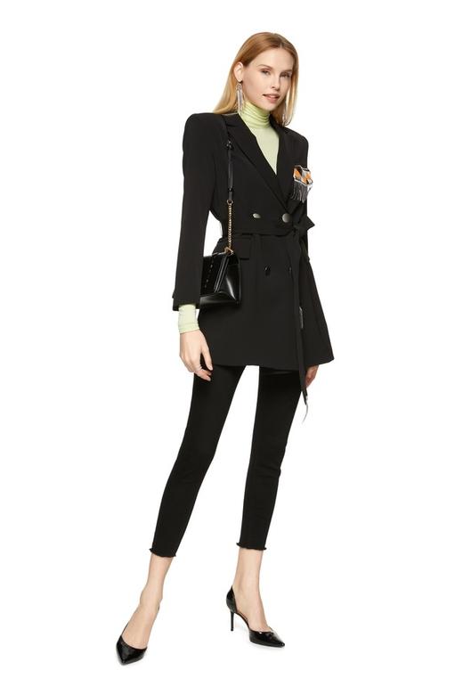 DOTACOKO 刺绣流苏束腰西装外套 7718 商品图1