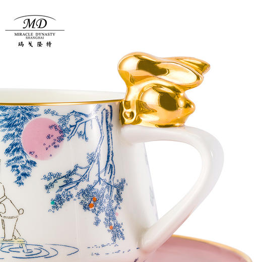【玛戈隆特厅】B7F丨玉兔呈祥兔来运转家用轻奢下午茶茶具咖啡杯碟送礼包装 商品图2