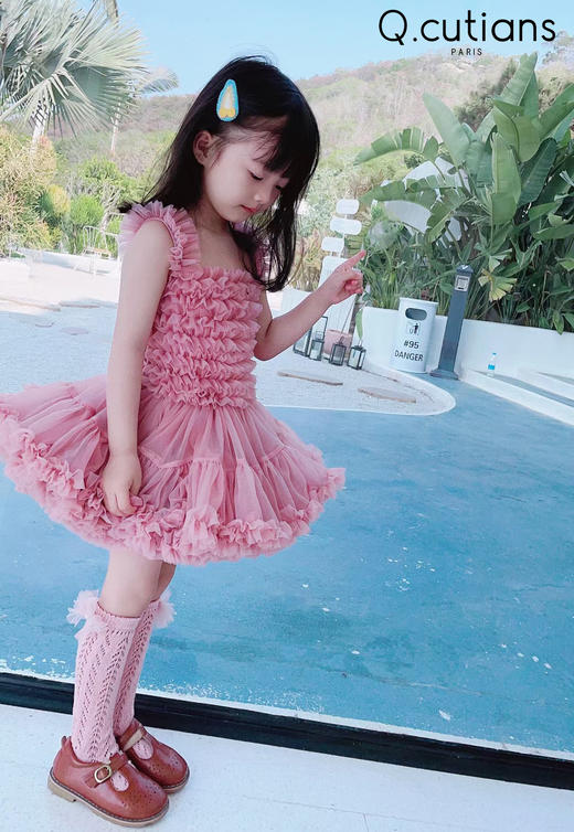 （小公主必备）法国轻奢品牌Q.cutians的tutu裙连衣群款，好看百搭、立体蓬松、轻柔舒适 商品图2