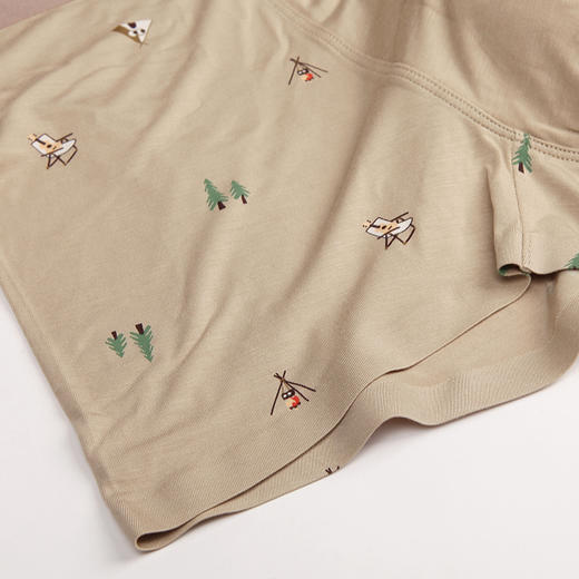 都市丽人都市锋尚日常休闲60S木莱尔平角裤男士内裤FK3HA7 商品图13