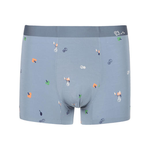 都市丽人都市锋尚日常休闲60S木莱尔平角裤男士内裤FK3HA7 商品图5